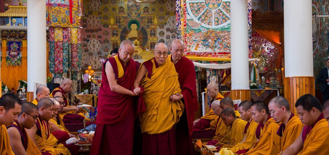 Sua Santità partecipa alla cerimonia di preghiera di Kalachakra
