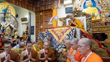 Secondo giorno di insegnamenti a Dharmsala