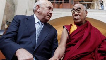 Condoglianze alla famiglia di FW de Klerk