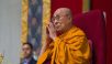 Sua Santità partecipa alla cerimonia di preghiera per il primo anniversario della scomparsa di Gyalo Thondup